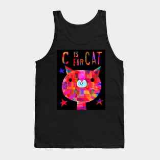 C is for Cat Tank Top